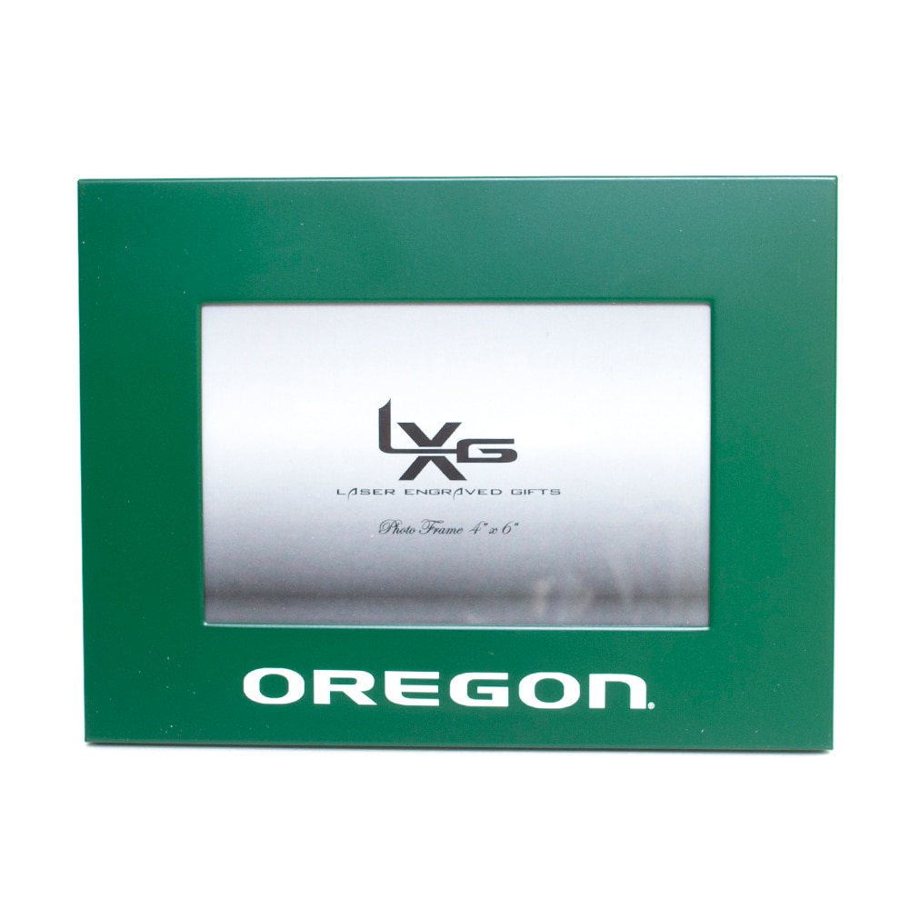 Oregon, LXG, Green, Frames & Albums, Metal, Home & Auto, 4"x6", Matte Brushed, 706446